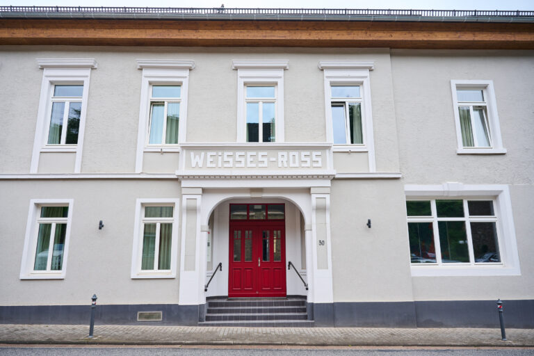 Ross und Rose Hotel in Bingen Eingang